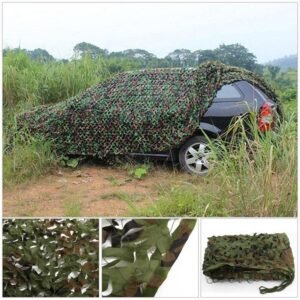 Woodland Camo Netting Camping Military Hunting Camouflage Net 2m x 3m